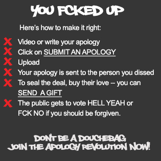 you fucked up